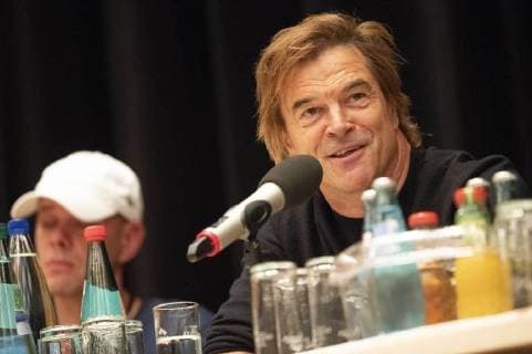 Campino von den Toten Hosen bei der Pressekonferenz zum wirsindmehr-Konzert gegen Rechts in der Stadthalle. Chemnitz, 03.09.2018