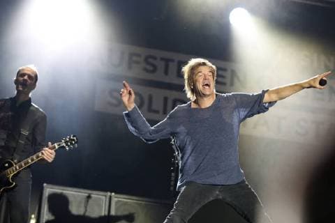 Die Toten Hosen live beim wirsindmehr-Konzert gegen Rechts vor der Johanniskirche. Chemnitz, 03.09.2018