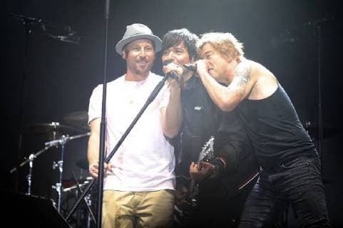 Die Toten Hosen live beim wirsindmehr-Konzert gegen Rechts vor der Johanniskirche. Chemnitz, 03.09.2018