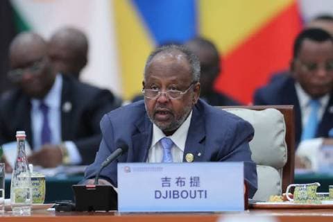 (180904) -- BEIJING, Sept. 4, 2018 -- Djibouti President Ismail Omar Guelleh attends a round table of the 2018 Beijing Summit of the Forum on China-Africa Cooperation (FOCAC) in Beijing, capital of China, Sept. 4, 2018. )(mcg) CHINA-BEIJING-FOCAC-ROUND TABLE (CN) JuxPeng 