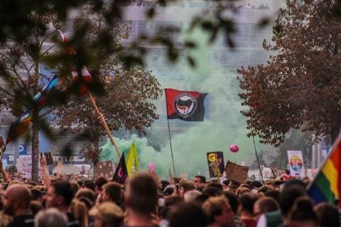 Im Bild: Das Konzert Wir sind mehr von in Chemnitz am 03.09.2018 Chemnitz - Gegen rechte Gewalt: Wir sind mehr -Konzert