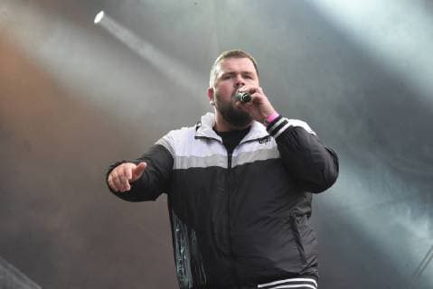 03.09.2018, xkhx Chemnitz Wir sind mehr - Aufstehen gegen rechte Hetze Prohekt Chemnitzer Kultureinrichtungen Open Air Konzert Jan Monchi Gorkow Sänger der Antifa-Punkband Feine Sahne Fischfilet