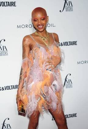 NEW YORK, NY - September 6: Slick Woods attend the Daily Front Row s 2018 Fashion Media Awards at Park Hyatt New York on September 6, 2018 in New York City. Copyright: xJohnxPalmerx