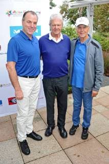 6. Aktion Kinderträume Golf Cup . Clemens Tönnies , Dietmar Hopp und Franz Beckenbauer anläßlich des 6. Aktion Kinderträume Golf Cup am 07.09.2018 in St. Leon-Rot. 20180907MWI1445