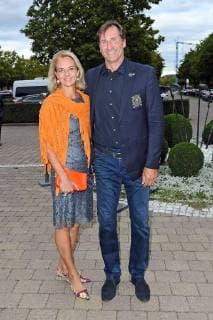 6. Aktion Kinderträume Golf Cup . Katrin Sachse und Lars Riedel anläßlich des 6. Aktion Kinderträume Golf Cup am 07.09.2018 in St. Leon-Rot. 20180907MWI1641