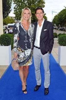6. Aktion Kinderträume Golf Cup . Marcus Höfl und Maria Höfl - Riesch anläßlich des 6. Aktion Kinderträume Golf Cup am 07.09.2018 in St. Leon-Rot. 20180907MWI1592