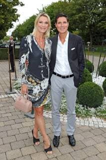 6. Aktion Kinderträume Golf Cup . Marcus Höfl und Maria Höfl - Riesch anläßlich des 6. Aktion Kinderträume Golf Cup am 07.09.2018 in St. Leon-Rot. 20180907MWI1591
