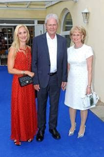 6. Aktion Kinderträume Golf Cup . Dietmar . Anneli und Isabel Hopp anläßlich des 6. Aktion Kinderträume Golf Cup am 07.09.2018 in St. Leon-Rot. 20180907MWI1686