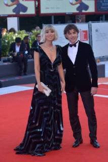 75th Venice Film Festival, red carpet Award Ceremony. Pictured: Michele Riondino, Eva Nestori  Copyright: xSimonexComi Veneziax2018x xIPAx xVeneziax