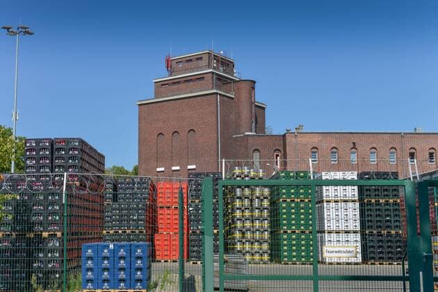 Kindl-Schultheiss-Brauerei, Indira-Gandhi-Strasse, Hohenschoenhausen, Lichtenberg, Berlin, Deutschland