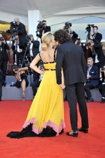 75th Venice Film Festival 2018, Red carpet Cerimonia di Chiusura . Pictured: Carolina Crescentini, , Francesco Motta  Copyright: xCamillaxMorandi Veneziax xIPAx xVeneziax