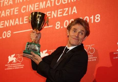 September 8, 2018 - Venice, Italy - Willem Dafoe poses with the Coppa Volpi for Best Actor for At Eternity s Gate at the Winners Photocall during the 75th Venice Film Festival on September 8, 2018 in Venice, Italy. Venice Italy  - ZUMAn230 20180908_zaa_n230_776 Copyright: xMatteoxChinellatox