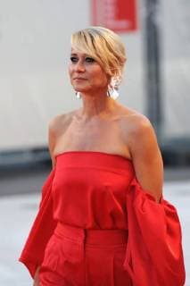 Filmfestival Biennale Venedig, Mostra del Cinema, VENICE, ITALY: Trine Dyrholm walk the red carpet ahead of the Award Ceremony during the 75th Venice Film Festival in Venezia, Italia.