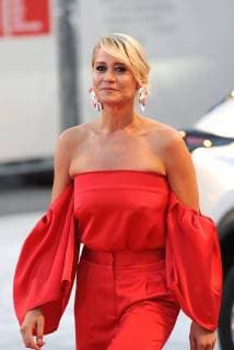 Filmfestival Biennale Venedig, Mostra del Cinema, VENICE, ITALY: Trine Dyrholm walk the red carpet ahead of the Award Ceremony during the 75th Venice Film Festival in Venezia, Italia.