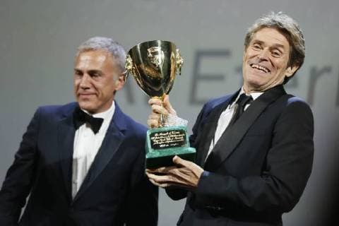 VENICE - September 8: Christoph Waltz and Willem Dafoe on September 8, 2018 in Venice, Italy.(By Mark Cape Insidefoto) markxcape