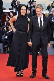 Willem Dafoe and wife Giada Colagrande attending the award ceremony of the 75th Venice International Film Festival at the Palazzo del Casino on September 09, 2018 in Venice, Italy