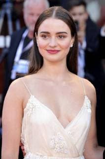 Aisling Franciosi attending the award ceremony of the 75th Venice International Film Festival at the Palazzo del Casino on September 09, 2018 in Venice, Italy