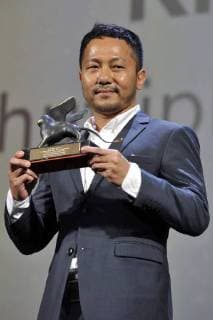 Phuttiphong Aroonpheng attending the award ceremony of the 75th Venice International Film Festival at the Palazzo del Casino on September 09, 2018 in Venice, Italy