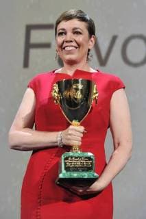 Olivia Colman at the award ceremony of the 75th Venice International Film Festival at the Palazzo del Casino on September 09, 2018 in Venice, Italy
