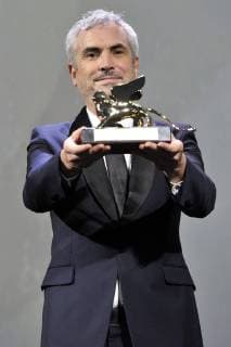 Alfonso Cuaron at the award ceremony of the 75th Venice International Film Festival at the Palazzo del Casino on September 09, 2018 in Venice, Italy