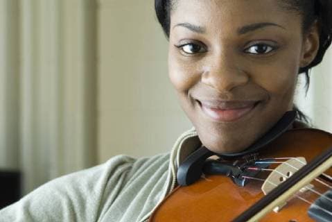 Violinist, portrait  Copyright: MichèlexConstantini B62798706