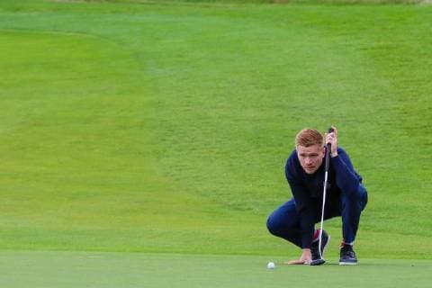 Duncan Watmore during the Graham Wylie Foundation- Have A Heart- golf day with Lee Westwood and Ronan Keating at Close House Golf Club, Heddon on the wall, England on 10 September 2018. Copyright: xThomasxGaddx PMI-2224-0018