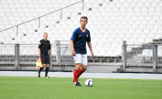Sylvain Maillard ( Depute de Paris - La Republique en Marche PARLEMENTAIRES ) FOOTBALL : Varietes Club de France vs Equipe de France des Parlementaires - Saint Denis - 12 09 2018 FedericoPestellini Panoramic 
