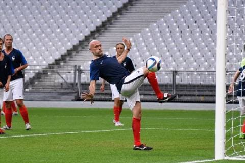 Stephane Mazars ( Depute de l Aveyron - La Republique en Marche PARLEMENTAIRES ) FOOTBALL : Varietes Club de France vs Equipe de France des Parlementaires - Saint Denis - 12 09 2018 FedericoPestellini Panoramic 