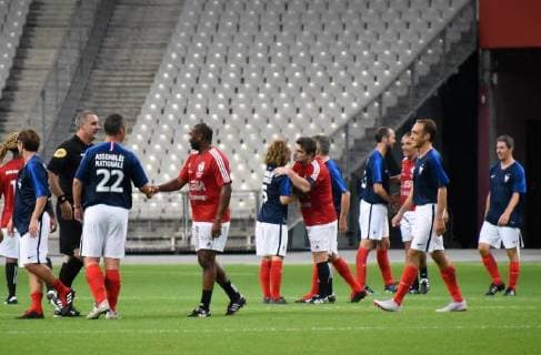 Ambiance FOOTBALL : Varietes Club de France vs Equipe de France des Parlementaires - Saint Denis - 12 09 2018 FedericoPestellini Panoramic 