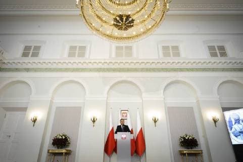 September 12, 2018 - Warsaw, Poland - President Duda announces recipients of the Order of the White Eagle at at the Presidential Palace in Warsaw, Poland on September 12, 2018. The Order of the White Eagle is the highest order civilians and military can receive for their merits. Warsaw Poland  - ZUMAn230 20180912_zaa_n230_386 Copyright: xJaapxArriensx
