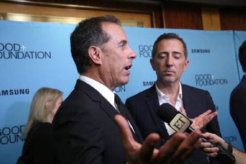 September 12, 2018 - New York, N.Y, USA - JERRY SEINFELD, GAD ELMALEH attend the 2018 Good+ Foundation An Evening of Comedy and Music Benefit,.Carnegie Hall, NYC.September 12, 2018.Photos by , Globe Photos Inc New York USA - ZUMAms4_ 20180912_zaa_ms4_017 Copyright: xSoniaxMoskowitzx