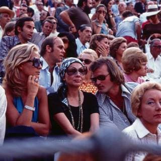Soraya Esfandiary Bakhtiary Soraya, Ex-Kaiserin von Persien, als Zuschauerin bei einem Sportevent in Paris, Frankreich 1972. Former Persian Empress Soraya as a spectator of a sports event at Paris, France 1972. Copyright: WolfgangxKühn UnitedArchives100436