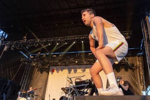 September 14, 2018 - Chicago, Illinois, U.S - JACK ANTONOFF of Bleachers during Riot Fest at Douglas Park in Chicago, Illinois Chicago U.S. - ZUMAs135 20180914_zap_s135_058 Copyright: xDanielxDeSloverx