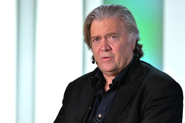 September 15, 2018 - New York, NY, USA - September 15, 2018 New York City..Steve Bannon speaking at the Open Future Festival presented by The Economist at 7 World Trade Center on September 15, 2018 in New York City. New York USA  - ZUMAny1_ 20180915_zaf_ny1_027 Copyright: xKristinxCallahanx