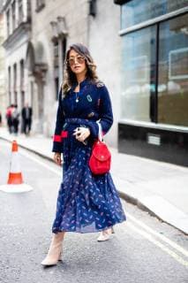 Felicia Evalina posing on the street during London Fashion Week - Sept 14, 2018 - LFW: Spring 2019 Street Style Day 1, London England United Kingdom  Copyright: xBryndisxThorsteinsdottirx h_00543818