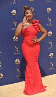Television personality Tanika Ray attends the 70th annual Primetime Emmy Award at the Microsoft Theater in downtown Los Angeles on September 17, 2018.  LAP20180917007 CHRISTINExCHEW