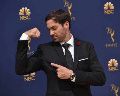 Comedian Jeff Dye attends the 70th annual Primetime Emmy Award at the Microsoft Theater in downtown Los Angeles on September 17, 2018.  LAP20180917025 CHRISTINExCHEW