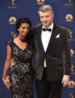 Annabel Jones and Charlie Brooker attend the 70th annual Primetime Emmy Awards at the Microsoft Theater in downtown Los Angeles on September 17, 2018.  LAP20180917519 CHRISTINExCHEW
