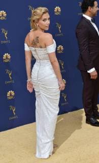 Actor Scarlett Johansson attends the 70th annual Primetime Emmy Awards at the Microsoft Theater in downtown Los Angeles on September 17, 2018.  LAP20180917543 CHRISTINExCHEW