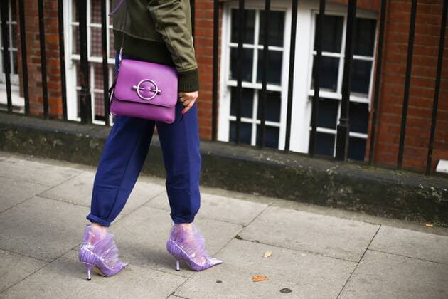 Thora Valdimars, Fashion Director at Costume Magazine Denmark, posing on the street outside of the JW Anderson show during London Fashion Week - Sept 15, 2018 - LFW: Spring 2019 Street Style Day 2, London England United Kingdom  Copyright: xValentinaxRanierix h_00544109