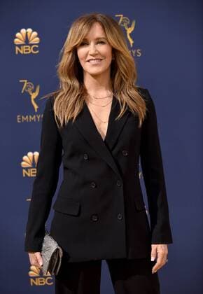 Actor Felicity Huffman attends the 70th annual Primetime Emmy Award at the Microsoft Theater in downtown Los Angeles on September 17, 2018.  LAP20180917044 CHRISTINExCHEW