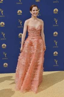 Actor Ellie Kemper attends the 70th annual Primetime Emmy Award at the Microsoft Theater in downtown Los Angeles on September 17, 2018.  LAP20180917068 CHRISTINExCHEW
