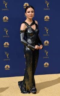 Actor Constance Wu attends the 70th annual Primetime Emmy Award at the Microsoft Theater in downtown Los Angeles on September 17, 2018.  LAP20180917085 CHRISTINExCHEW