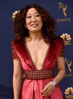 Actor Sandra Oh attends the 70th annual Primetime Emmy Award at the Microsoft Theater in downtown Los Angeles on September 17, 2018.  LAP20180917107 CHRISTINExCHEW