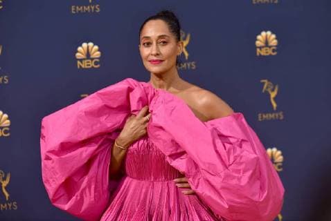 Actor Tracee Ellis attends the 70th annual Primetime Emmy Award at the Microsoft Theater in downtown Los Angeles on September 17, 2018.  LAP20180917126 CHRISTINExCHEW