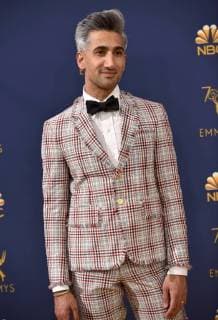 Fashion designer Tan France attends the 70th annual Primetime Emmy Award at the Microsoft Theater in downtown Los Angeles on September 17, 2018.  LAP20180917135 CHRISTINExCHEW