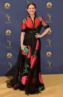 Actor Megan Mullally attends the 70th annual Primetime Emmy Award at the Microsoft Theater in downtown Los Angeles on September 17, 2018.  LAP20180917199 CHRISTINExCHEW
