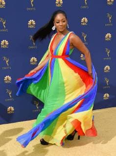 Tiffany Haddish arriving at the 70th Primetime Emmy Awards in Los Angeles, California - Sept 17, 2018 - Emmy Awards 2018, Los Angeles California United States Microsoft Theater  Copyright: xOConnor-Arroyox h_00544194
