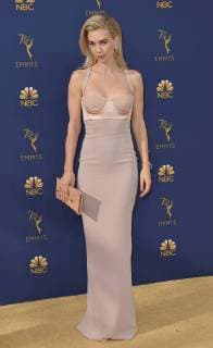 Actor Vanessa Kirby attends the 70th annual Primetime Emmy Award at the Microsoft Theater in downtown Los Angeles on September 17, 2018.  LAP20180917214 CHRISTINExCHEW