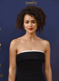 Actor Nathalie Emmanuel attends the 70th annual Primetime Emmy Award at the Microsoft Theater in downtown Los Angeles on September 17, 2018.  LAP20180917219 CHRISTINExCHEW
